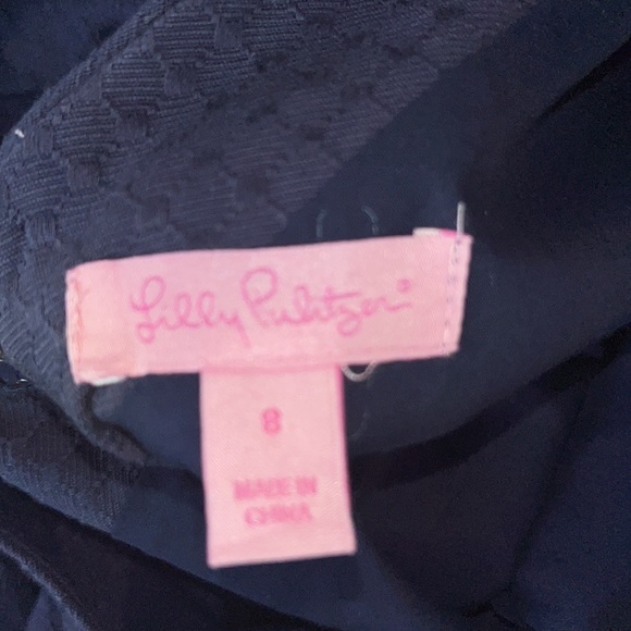 Lilly Pulitzer Allura True Navy Adorn e Sheath Dress Size 8 - Picture 6 of 11